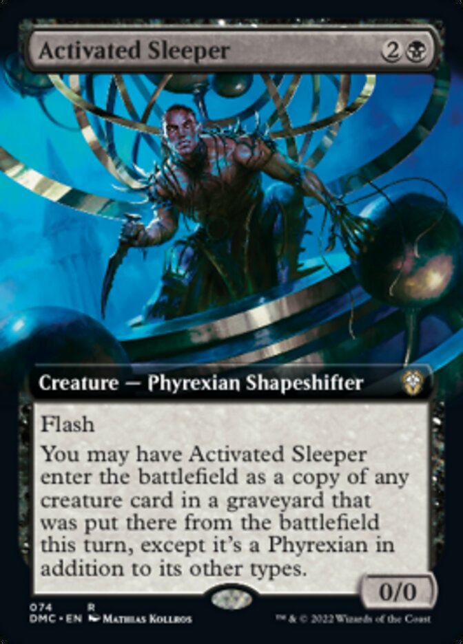 Activated Sleeper (Extended Art) [Dominaria United Commander] | The CG Realm