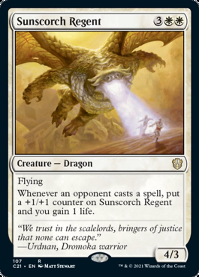 Sunscorch Regent [Commander 2021] | The CG Realm