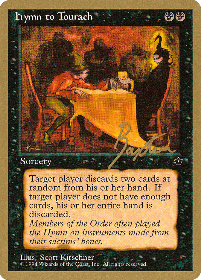 Hymn to Tourach (Table) (George Baxter) [Pro Tour Collector Set] | The CG Realm