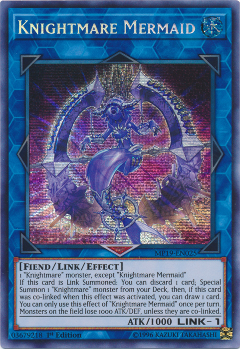 Knightmare Mermaid [MP19-EN025] Prismatic Secret Rare | The CG Realm