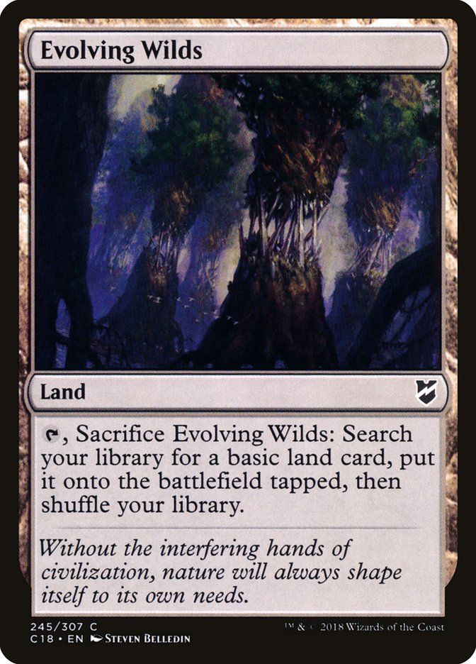 Evolving Wilds [Commander 2018] | The CG Realm