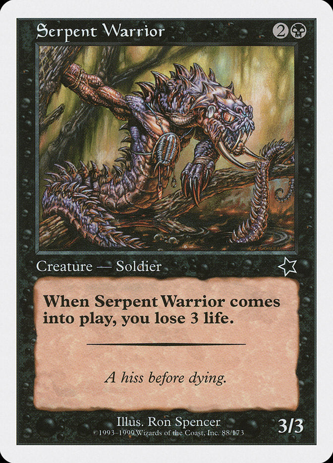 Serpent Warrior [Starter 1999] | The CG Realm