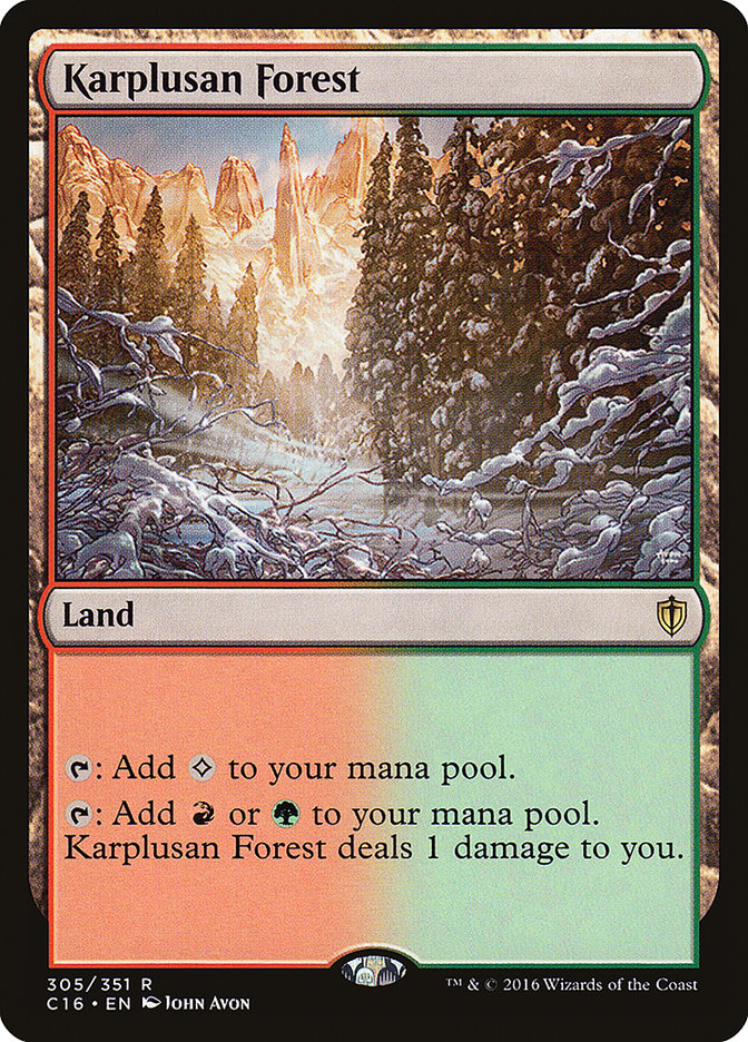 Karplusan Forest [Commander 2016] | The CG Realm