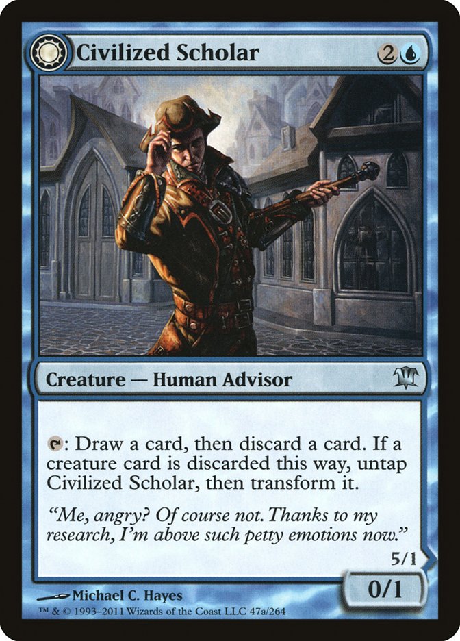 Civilized Scholar // Homicidal Brute [Innistrad] | The CG Realm