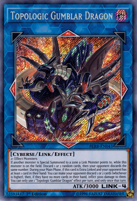 Topologic Gumblar Dragon [BLRR-EN043] Secret Rare | The CG Realm