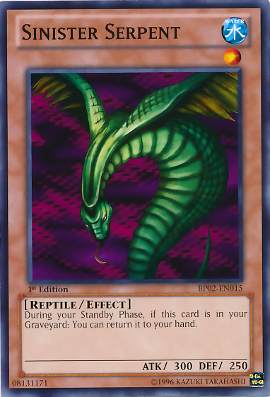 Sinister Serpent [BP02-EN015] Mosaic Rare | The CG Realm