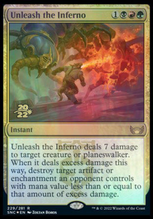 Unleash the Inferno [Streets of New Capenna Prerelease Promos] | The CG Realm