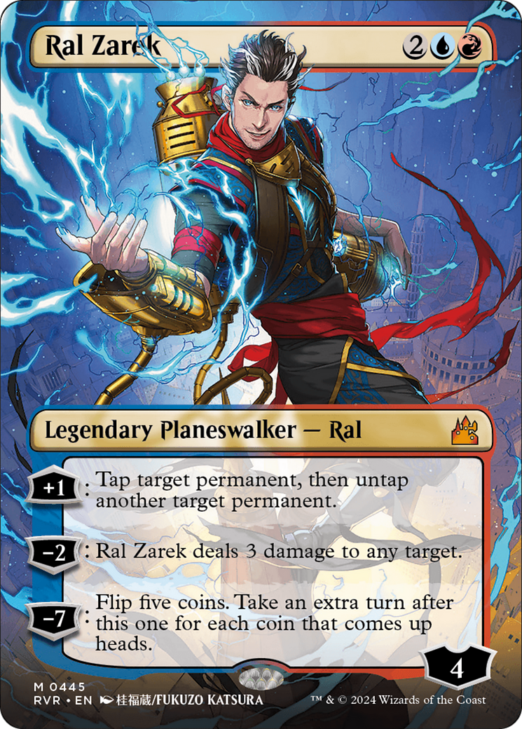 Ral Zarek (Anime Borderless) [Ravnica Remastered] | The CG Realm