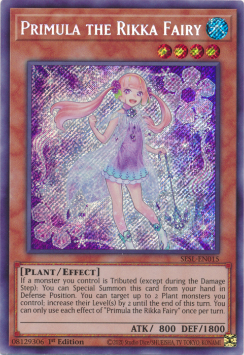 Primula the Rikka Fairy [SESL-EN015] Secret Rare | The CG Realm