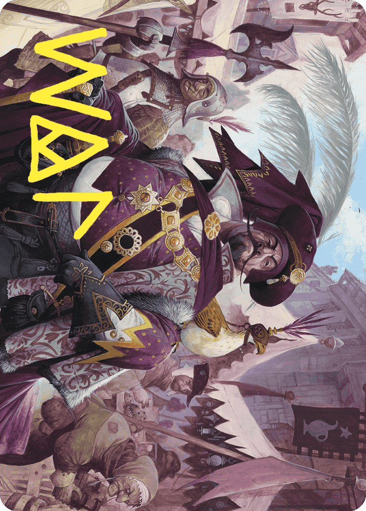 Discerning Financier Art Card (Gold-Stamped Signature) [Wilds of Eldraine Art Series] | The CG Realm