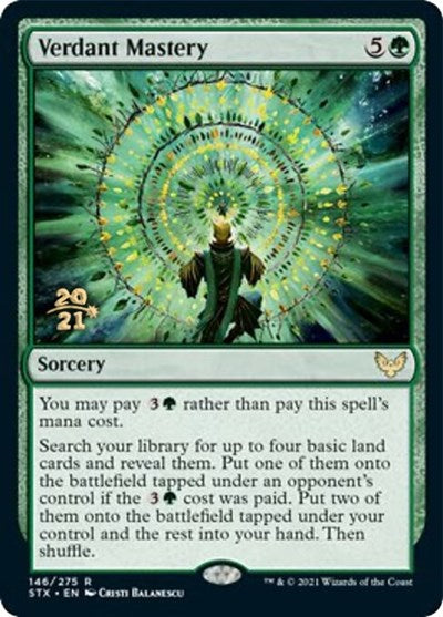 Verdant Mastery [Strixhaven: School of Mages Prerelease Promos] | The CG Realm