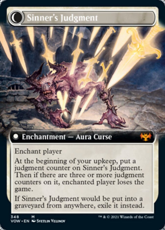 Faithbound Judge (Extended Art) (VOW-348) - Innistrad: Crimson Vow: (Extended Art, Double Faced Transform)