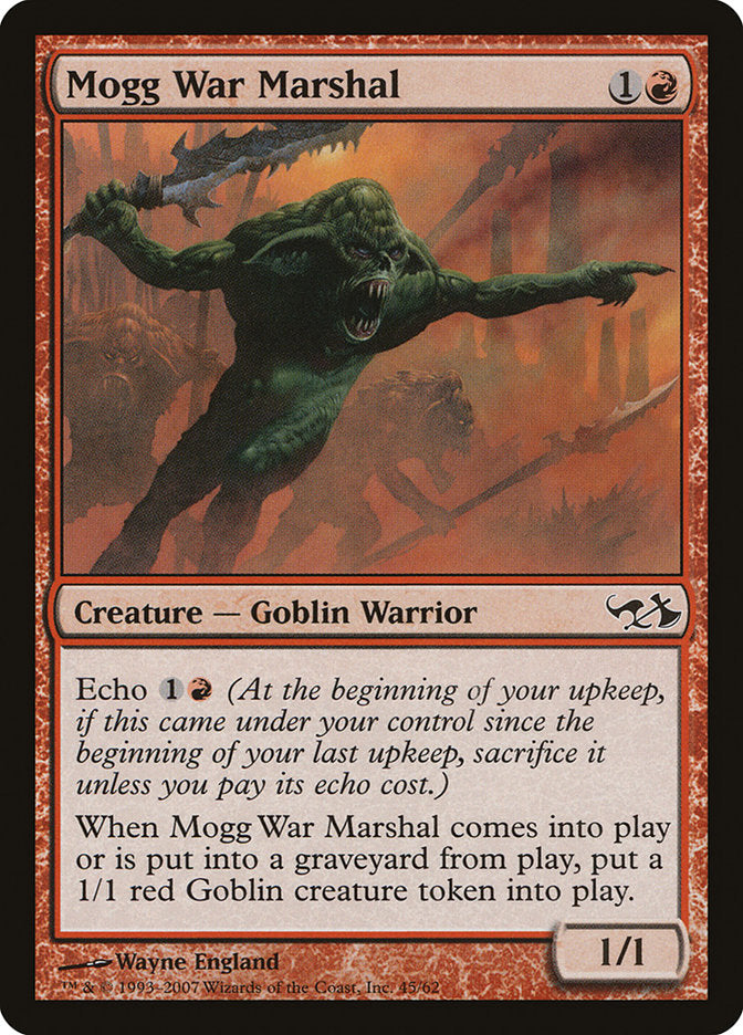 Mogg War Marshal [Duel Decks: Elves vs. Goblins] | The CG Realm