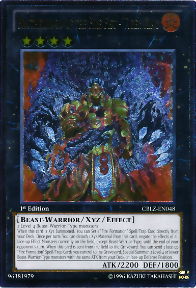 Brotherhood of the Fire Fist - Tiger King [CBLZ-EN048] Ultimate Rare | The CG Realm