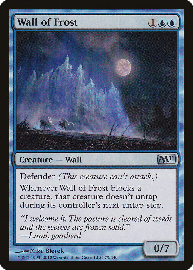 Wall of Frost [Magic 2011] | The CG Realm