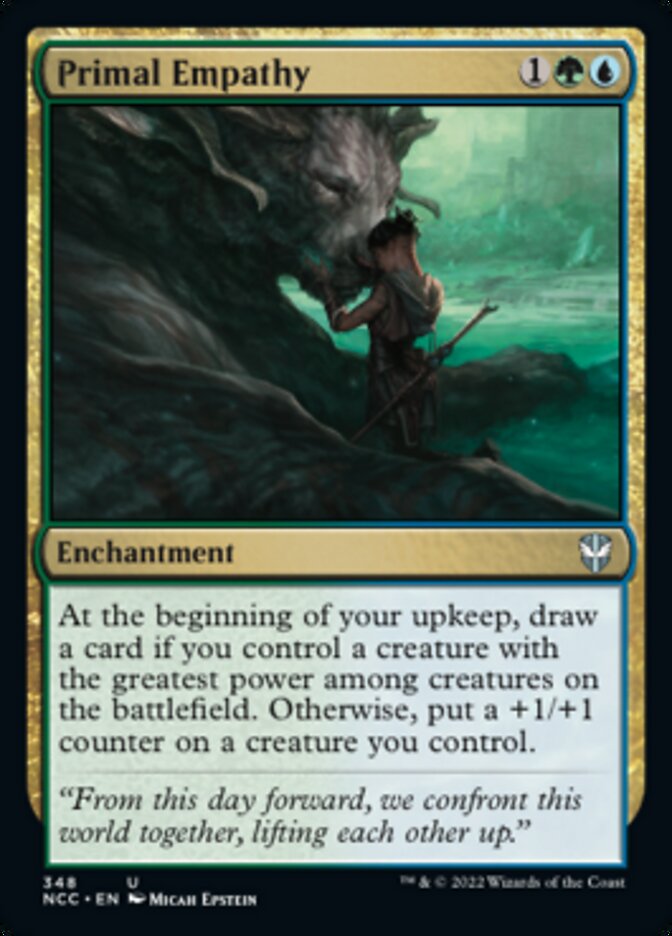 Primal Empathy [Streets of New Capenna Commander] | The CG Realm