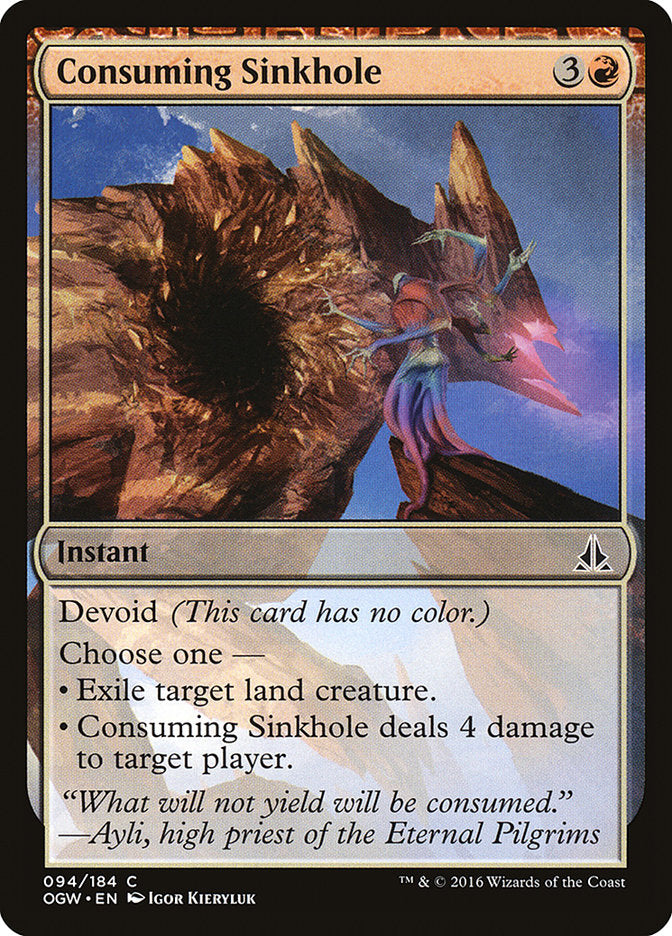 Consuming Sinkhole [Oath of the Gatewatch] | The CG Realm