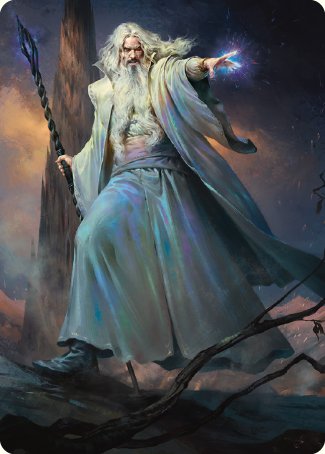 Saruman of Many Colors Art Card [The Lord of the Rings: Tales of Middle-earth Art Series] | The CG Realm