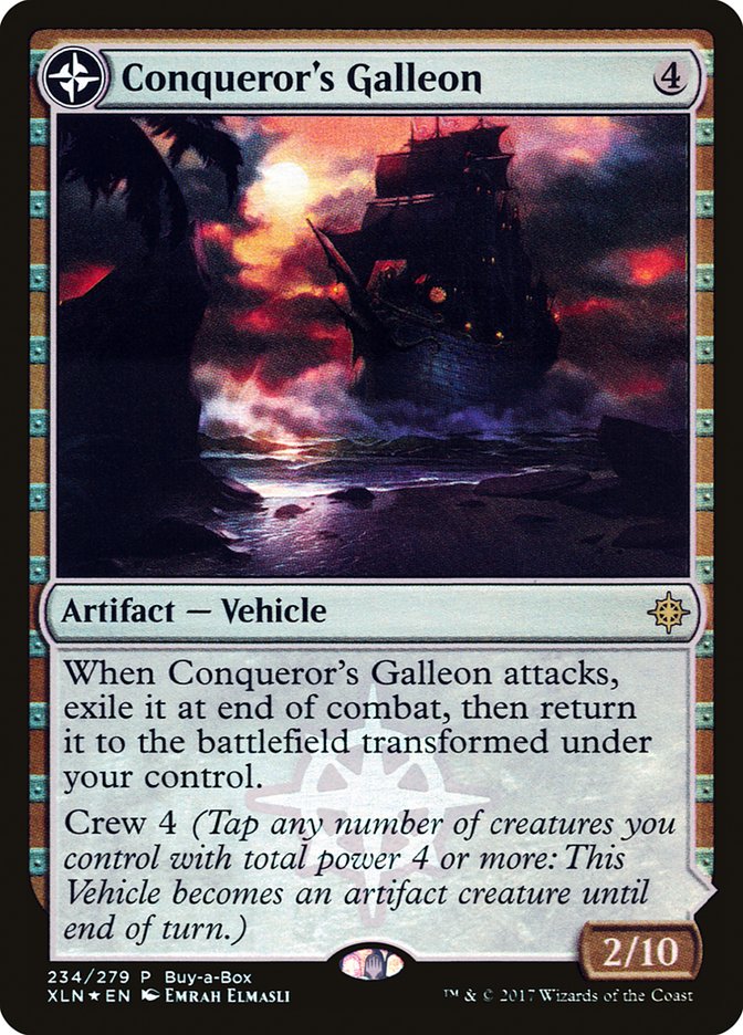 Conqueror's Galleon // Conqueror's Foothold (Buy-A-Box) [Ixalan Treasure Chest] | The CG Realm