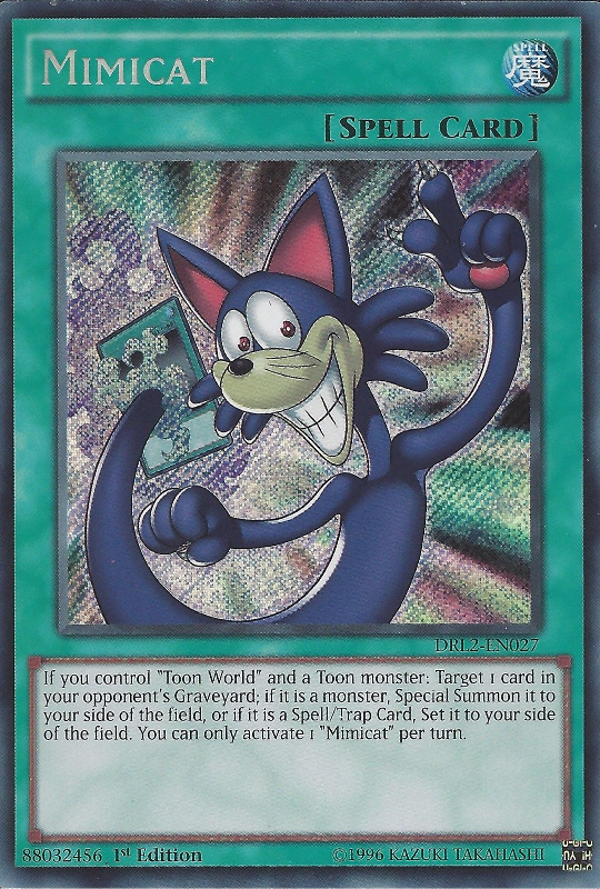 Mimicat [DRL2-EN027] Secret Rare | The CG Realm