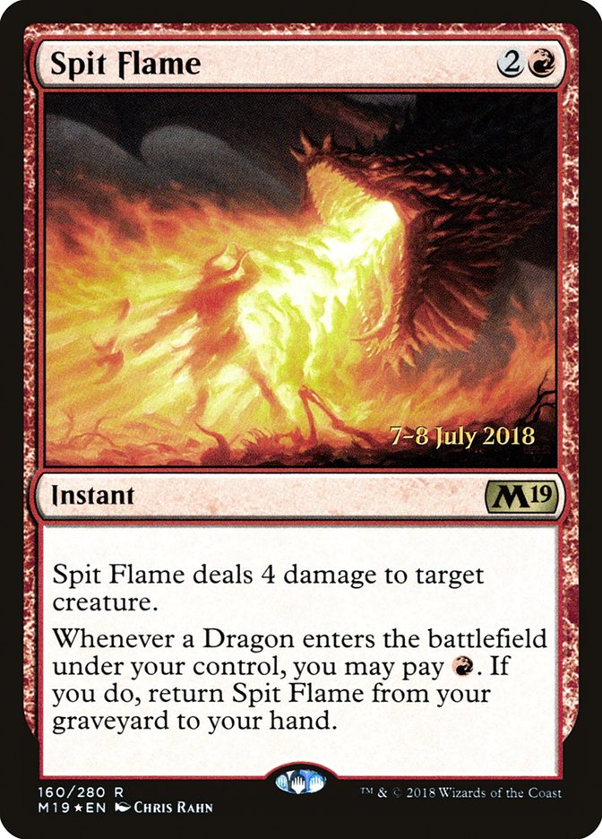 Spit Flame [Core Set 2019 Prerelease Promos] | The CG Realm