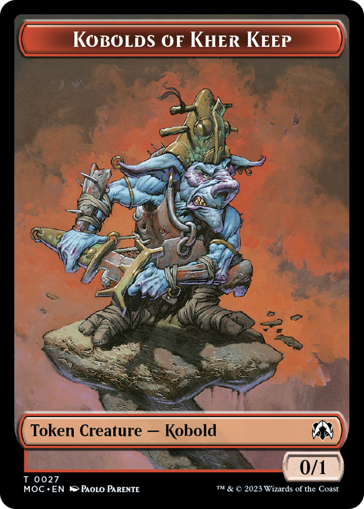 Bird // Kobolds of Kher Keep Double-Sided Token [March of the Machine Commander Tokens] | The CG Realm