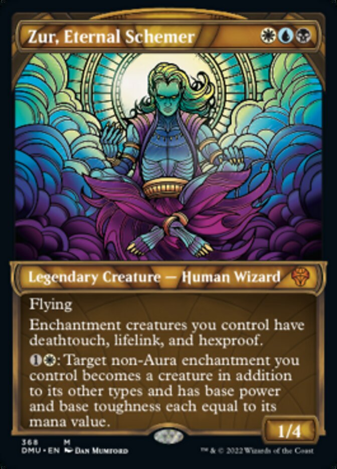 Zur, Eternal Schemer (Showcase Textured) [Dominaria United] | The CG Realm