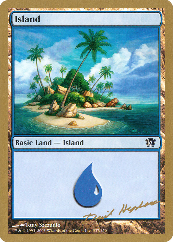 Island (dh337) (Dave Humpherys) [World Championship Decks 2003] | The CG Realm