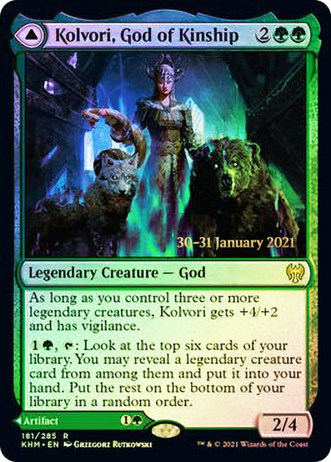 Kolvori, God of Kinship // The Ringhart Crest [Kaldheim Prerelease Promos] | The CG Realm