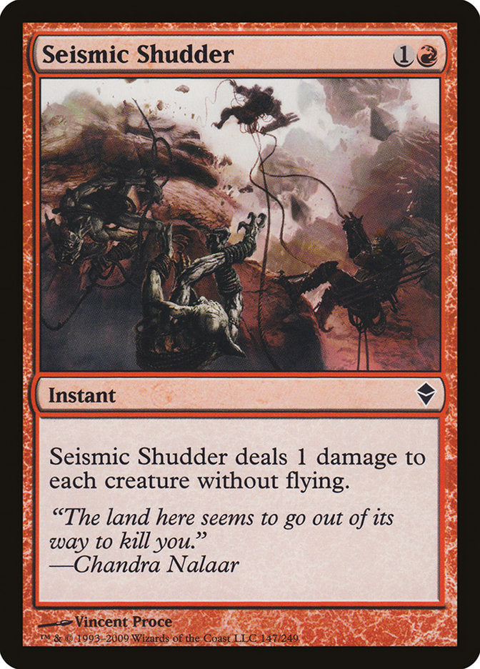 Seismic Shudder [Zendikar] | The CG Realm