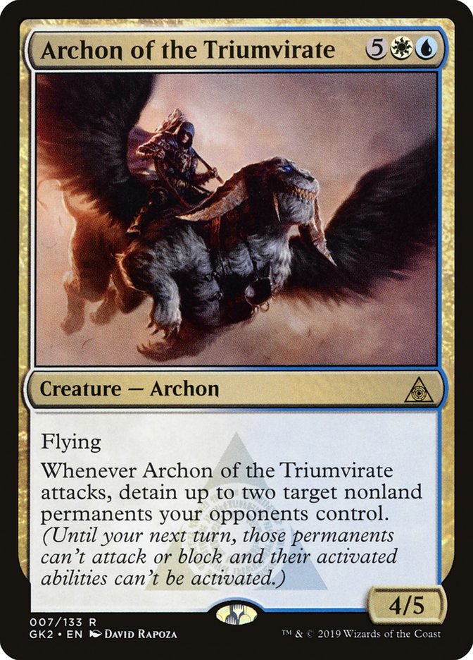 Archon of the Triumvirate [Ravnica Allegiance Guild Kit] | The CG Realm