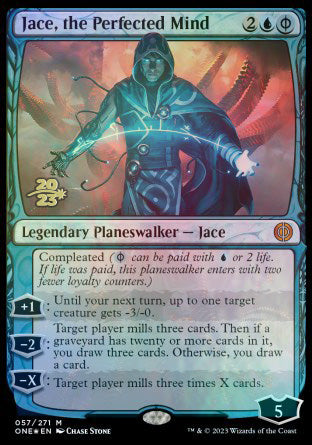 Jace, the Perfected Mind [Phyrexia: All Will Be One Prerelease Promos] | The CG Realm