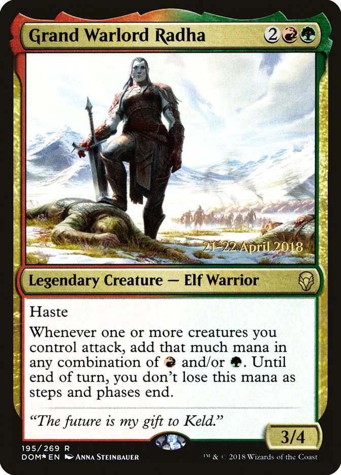 Grand Warlord Radha [Dominaria Prerelease Promos] | The CG Realm