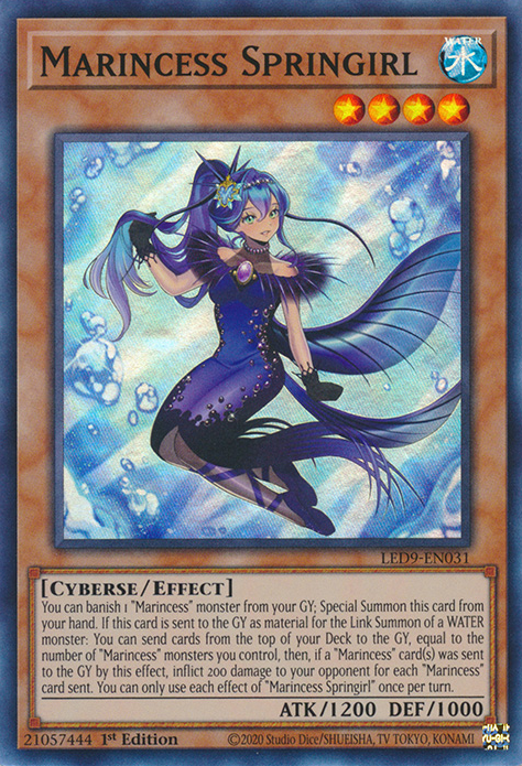 Marincess Springirl [LED9-EN031] Super Rare | The CG Realm