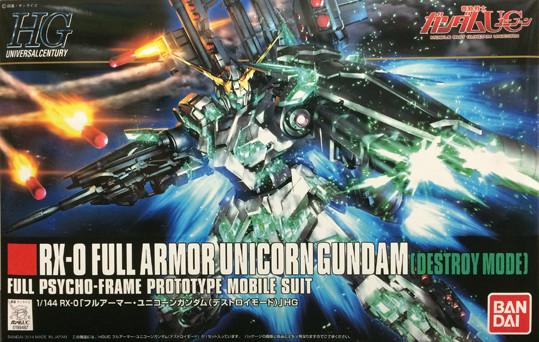 HGUC 1/144 #178 Full Armor Unicorn Gundam (Destroy Mode) | The CG Realm