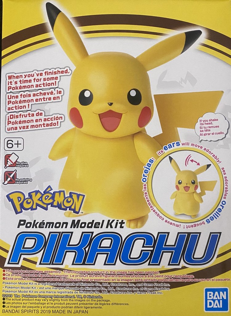 Pokemon Plamo Model Kit: Pikachu | The CG Realm
