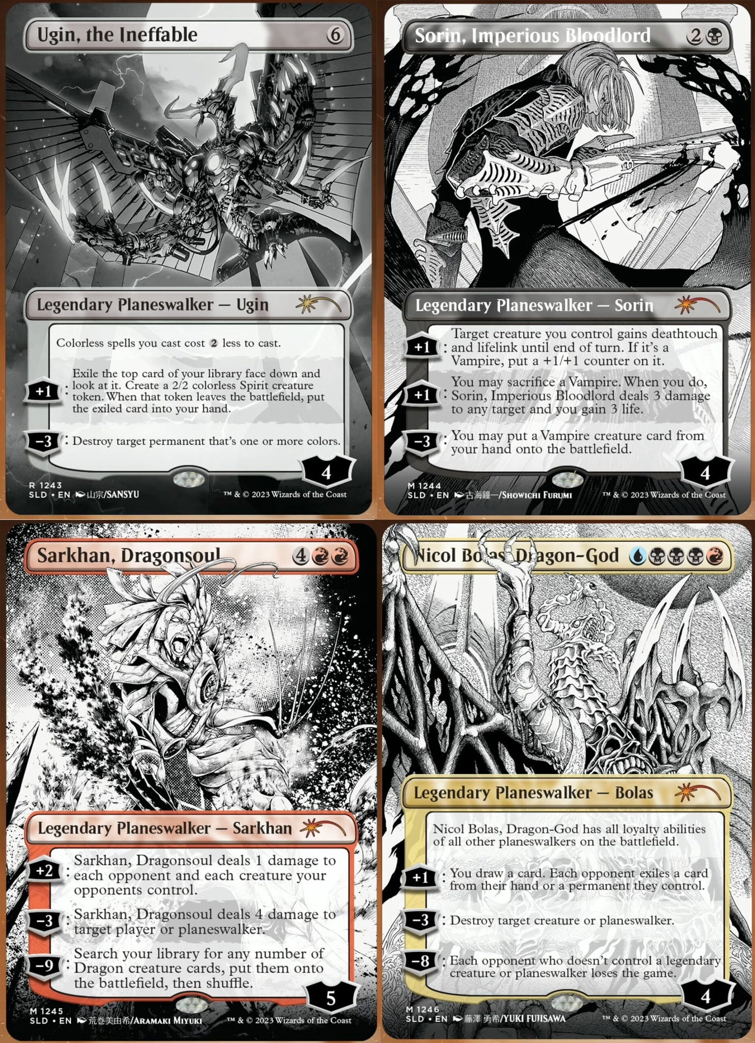 MTG SECRET LAIR MORE BORDERLESS PLANESWALKERS | The CG Realm