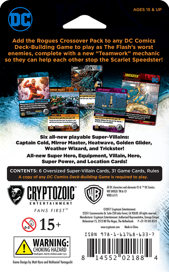 DC Comics Deck-Building Game: Crossover Pack 5 – The Rogues | The CG Realm