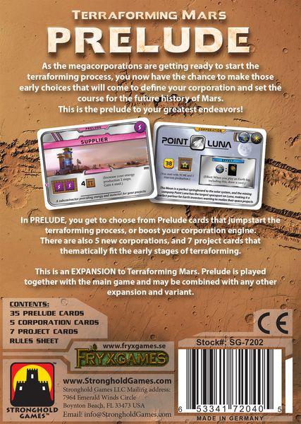 Terraforming Mars  Prelude