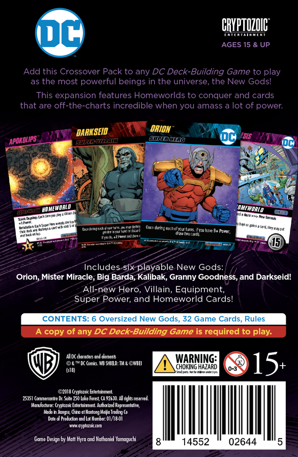 DC Comics Deck-Building Game: Crossover Pack 7 – New Gods