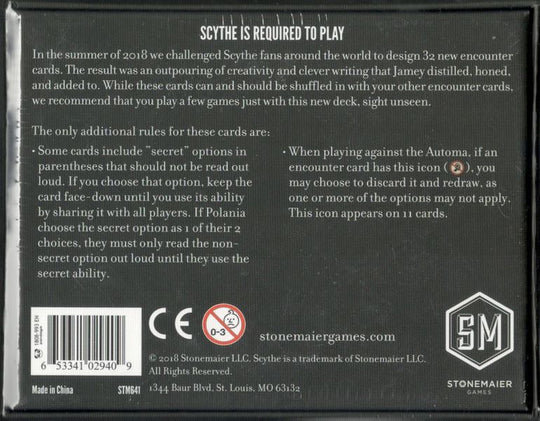 Scythe Encounters