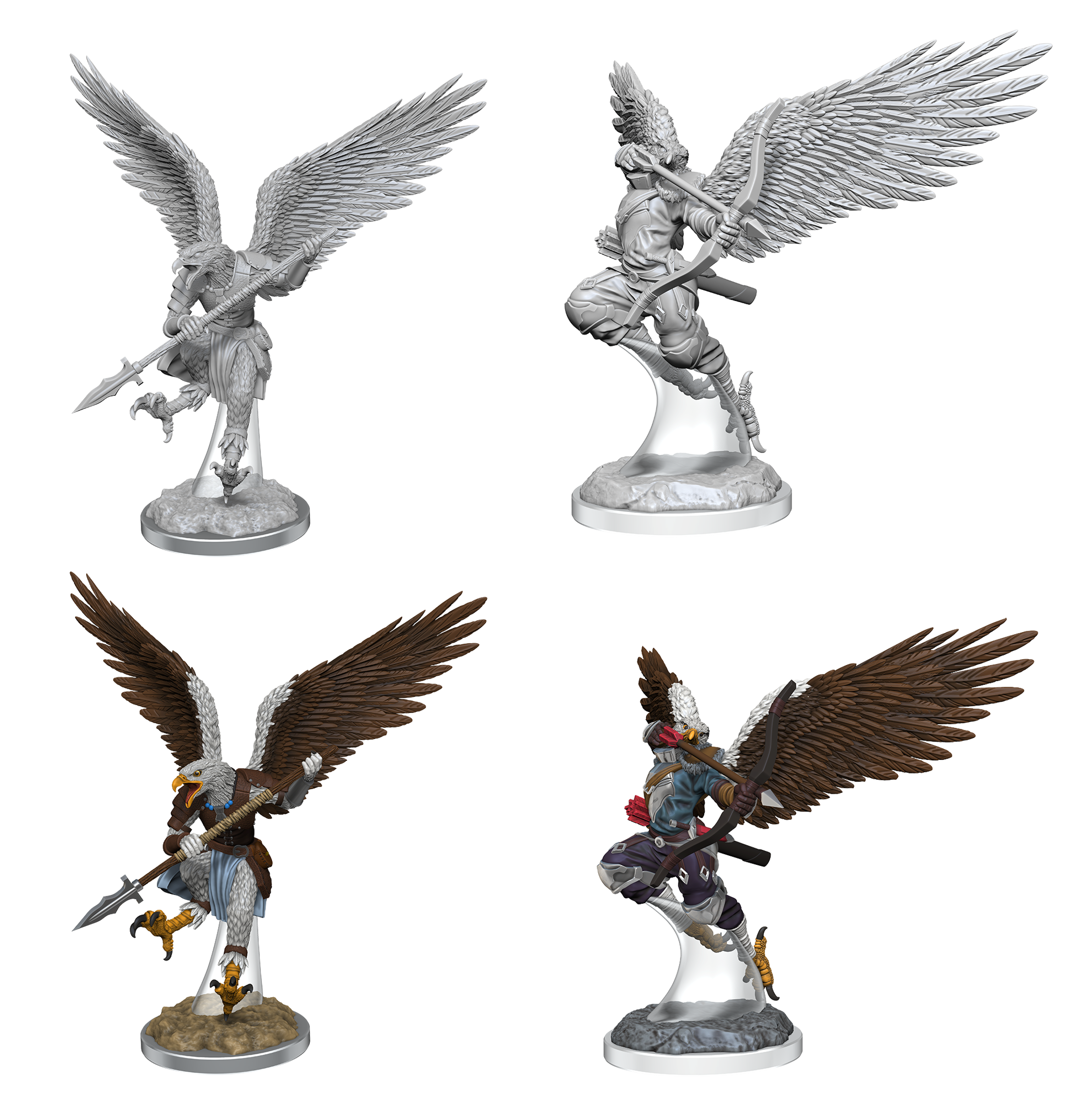 DND UNPAINTED MINIS WV17 AARAKOCRA FIGHTERS | The CG Realm