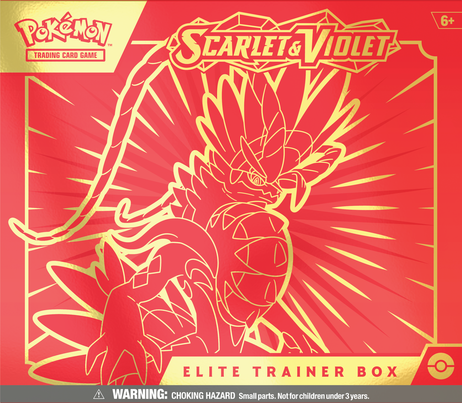 POKEMON SV1 SCARLET AND VIOLET ELITE TRAINER BOX Koraidon   (Release Date:  2023-03-31) | The CG Realm