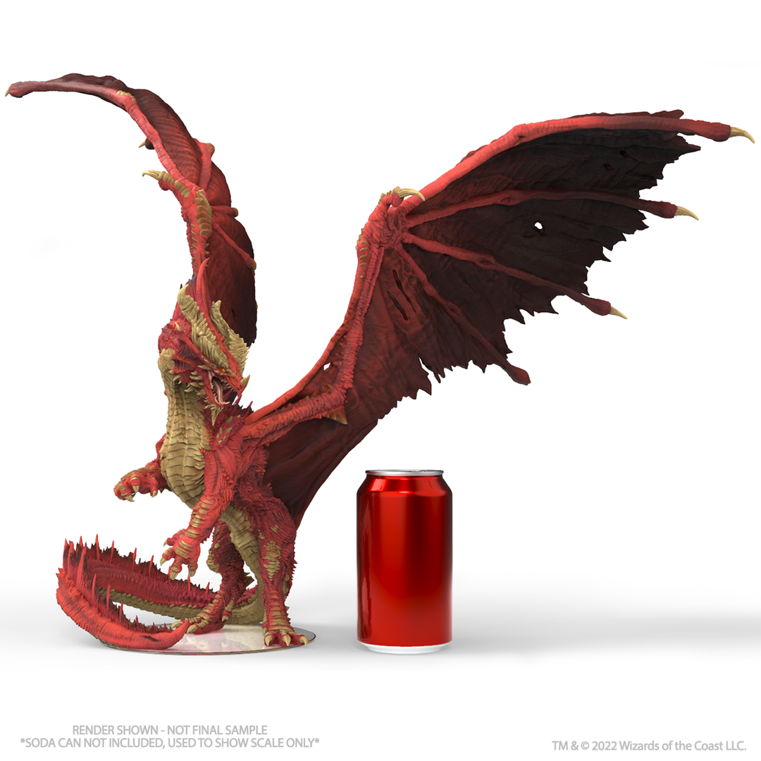 DND ICONS: GARGANTUAN BALAGOS ANCIENT RED DRAGON  (Release Date:  Q3 2022)