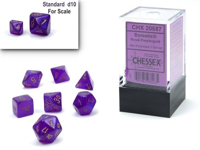 Related Products BOREALIS MINI-POLYHEDRAL 7-DIE SET PRPL/GOLD LUMIN | The CG Realm