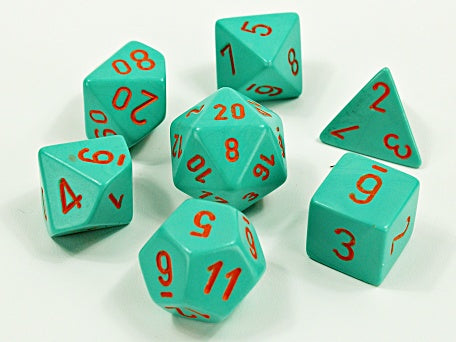 HEAVY 7-DIE SET TURQUOISE/ORANGE
