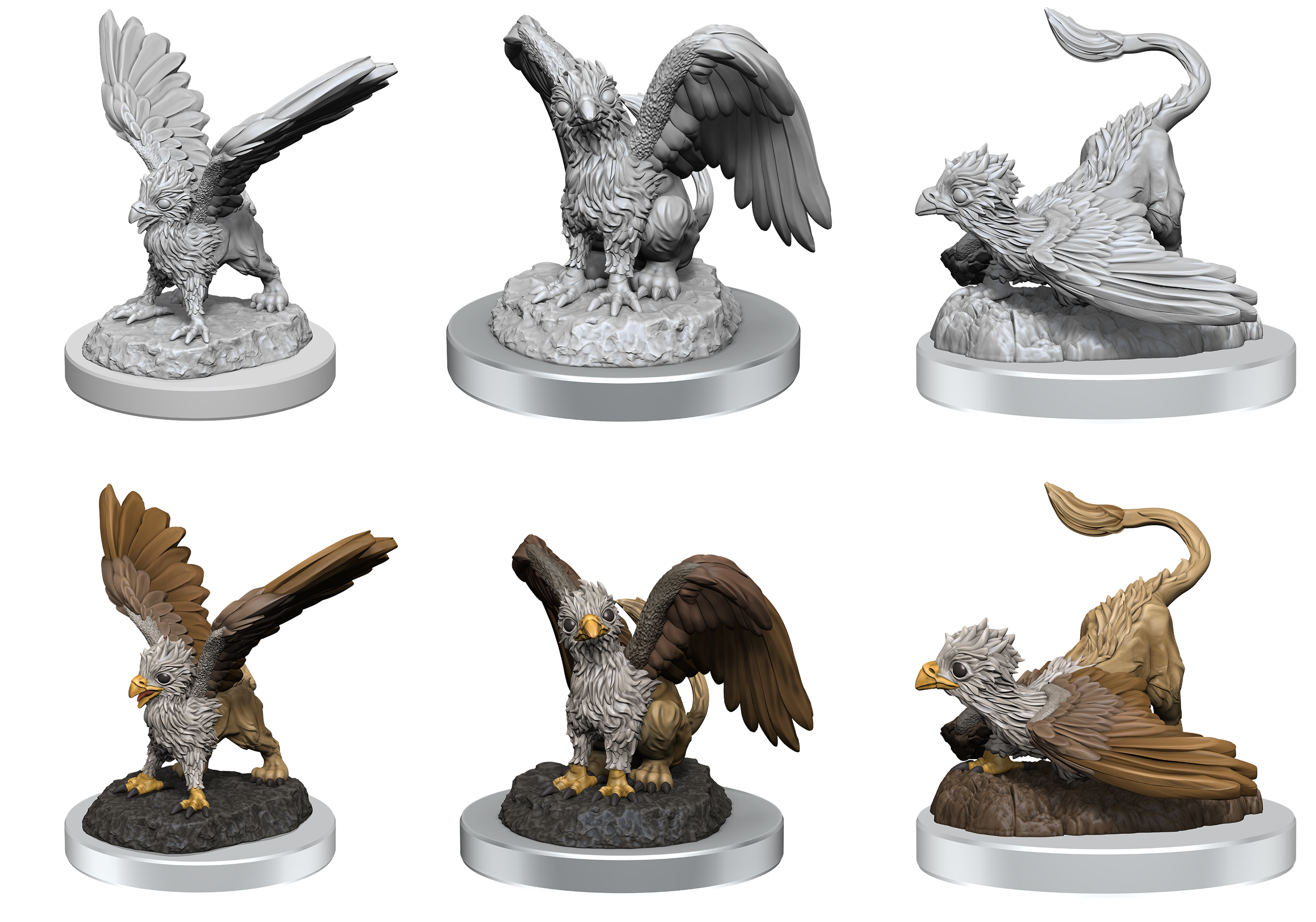 DND UNPAINTED MINIS WV17 GRIFFON HATCHLINGS | The CG Realm