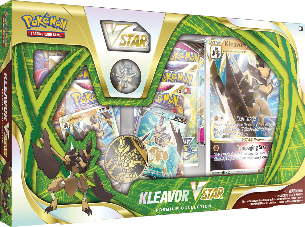 POKEMON KLEAVOR VSTAR PREMIUM COLLECTION (Release Date:  2022-05-27) | The CG Realm