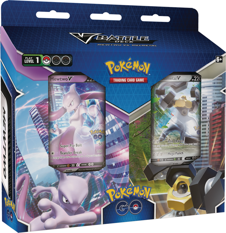 POKEMON GO V BATTLE DECKS MEWTWO VS MELMETAL  (Release Date:  2022-07-01) | The CG Realm