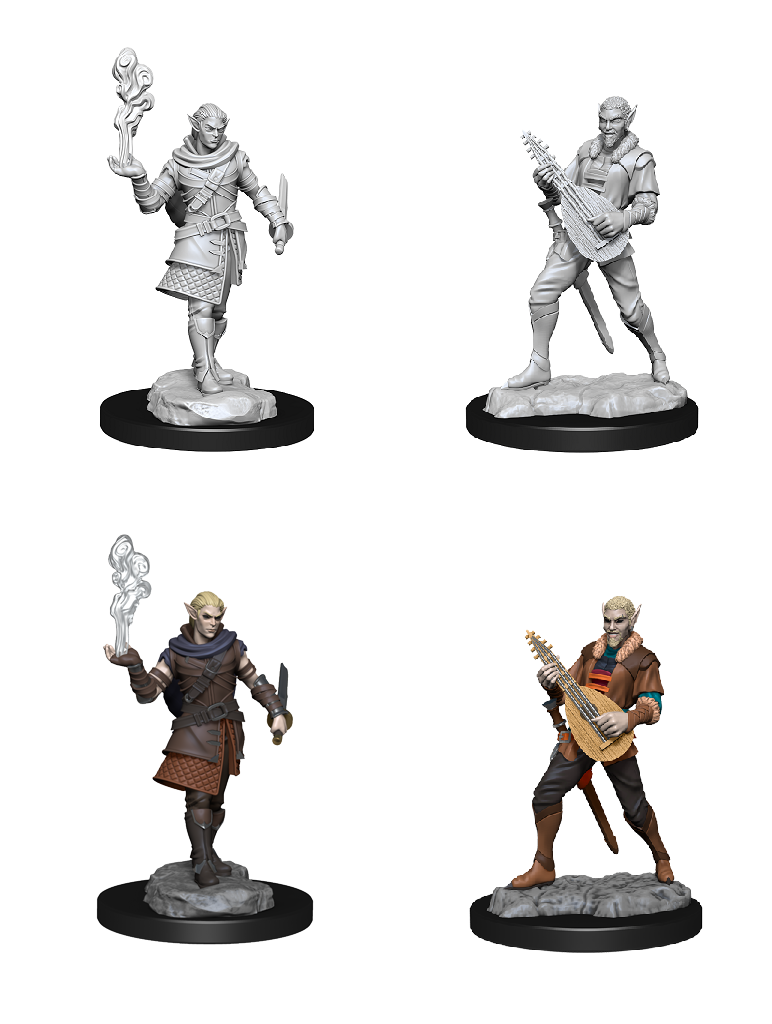 CR UNPAINTED MINIS WV1 PALLID ELF ROGUE/BARD MALE